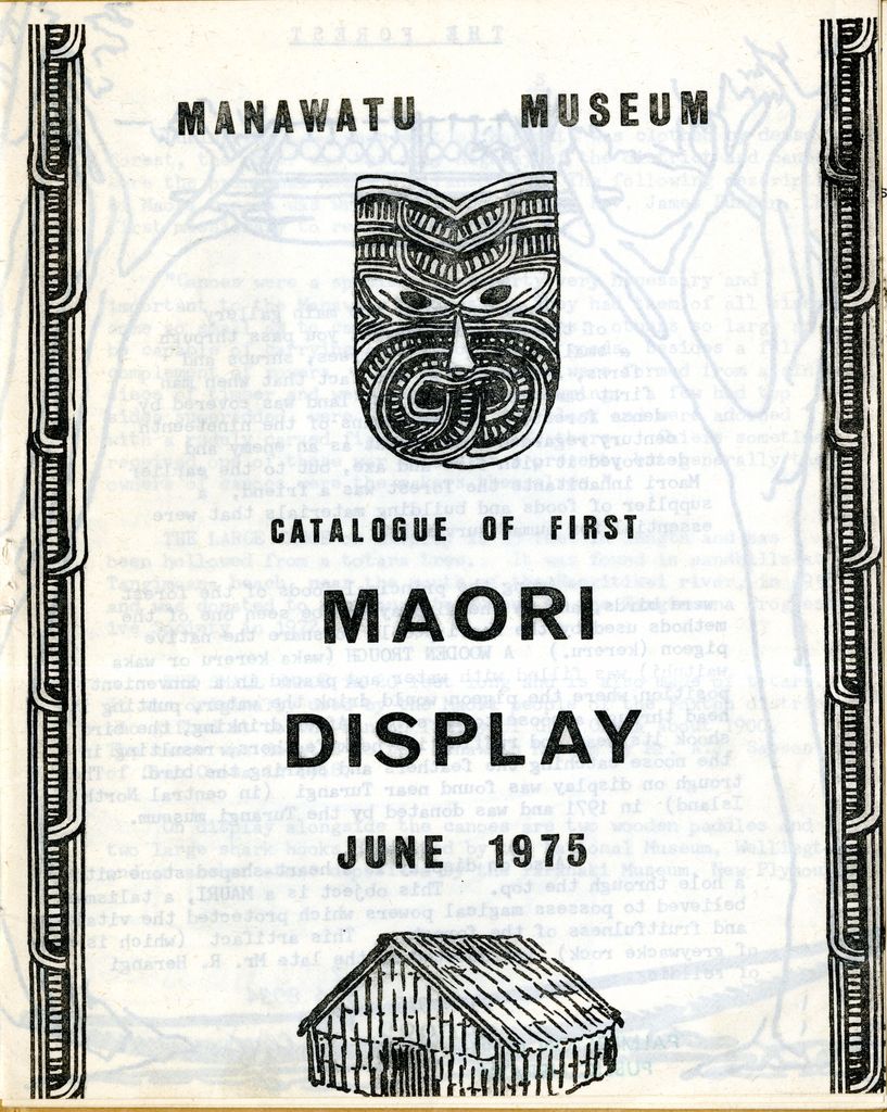 "Catalogue of the First Maori Display, June 1975"