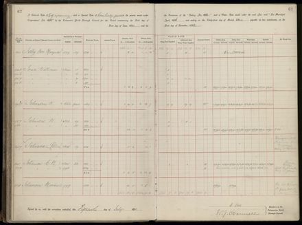 Palmerston North Rate Book, 1893 - 1896, 67