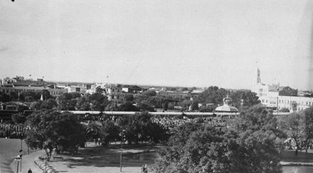 Queen Elizabeth II and the Duke of Edinburgh visiting Palmerston North