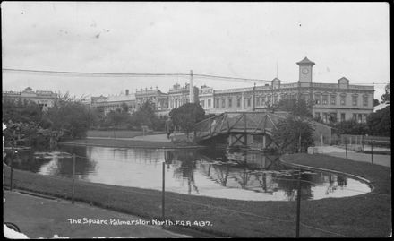 Looking Across the Lakelet towards the Occidental Hotel