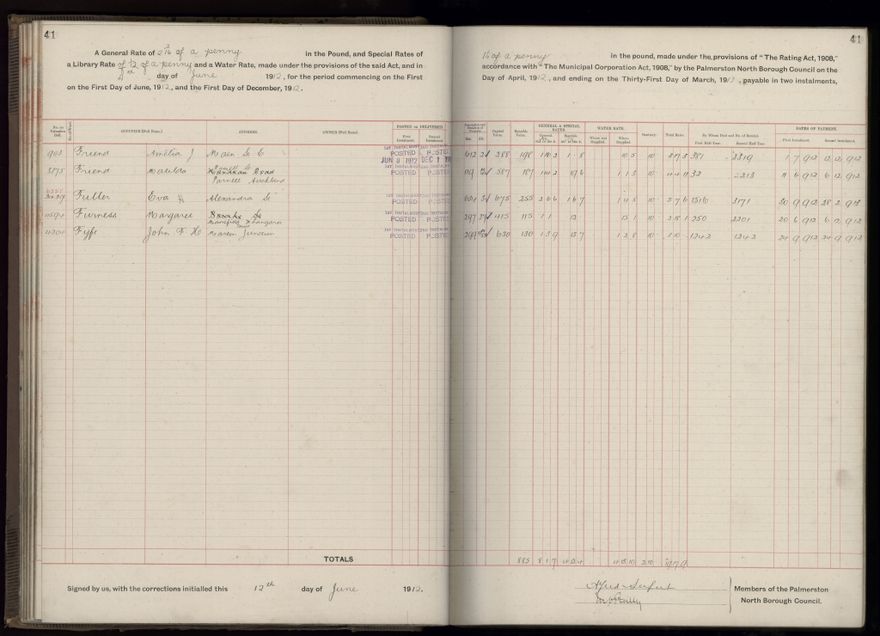Rate book, 1912-1913 - 2021Pa_PNC2-23-2-V20_034001-0044