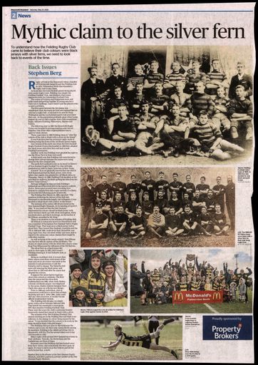 Back Issues: Mythic claim to the silver fern - Resource cover image