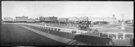 The Square looking from Main Street East to Fitzherbert Avenue