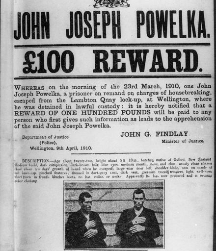 Joseph Powelka: Reward Poster