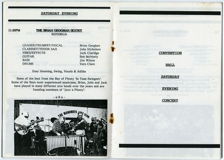 Manawatū Jazz Festival Program, 1992