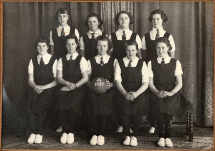 Palmerston North Technical School Netball A, 1937