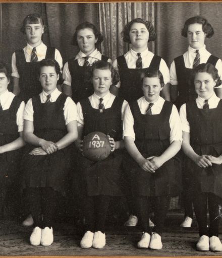 Palmerston North Technical School Netball A, 1937