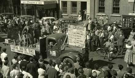 Massey University students protesting