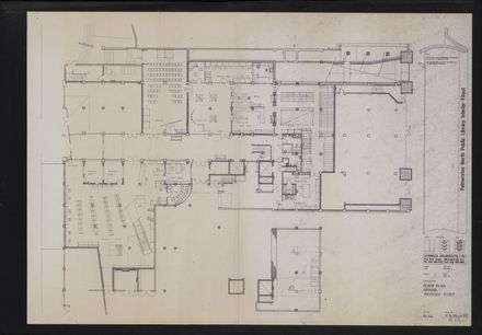 Architectural Plans of the redevelopment of the C M Ross building into the Palmerston North City Library 6