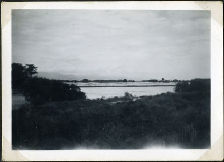 View of the Manawatu River, Rangiotu Flood