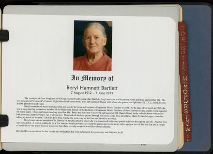 Memorial Book Register