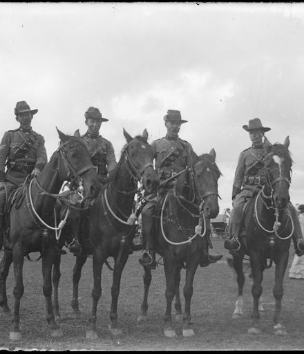 Unidentified Soldiers on Horseback