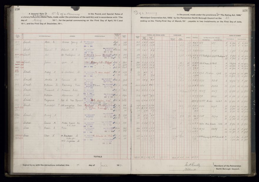 Rate book, 1910-1911 - 2021Pa_PNCC2-23-2-V18_033999-0121