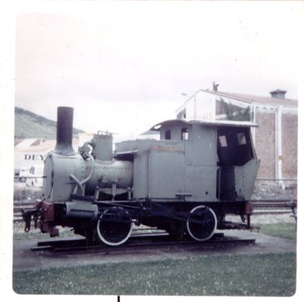 Early Foxton to Palmerston North locomotive on display in Greymouth