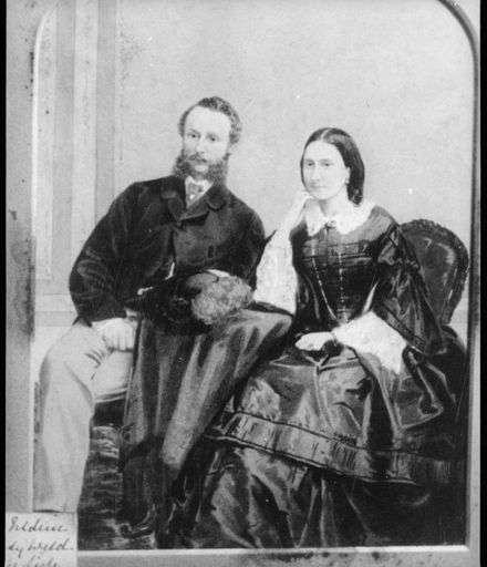 Sir Fredrick Aloyisius Weld and his Wife