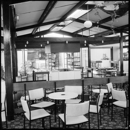 Interior View of a Bar at the New Awapuni Hotel