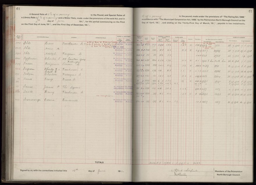 Rate book, 1912-1913 - 2021Pa_PNC2-23-2-V20_034001-0064