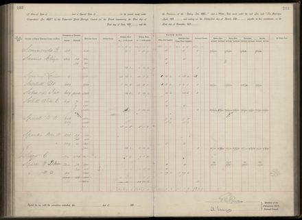 Palmerston North Rate Book, 1893 - 1896, 238