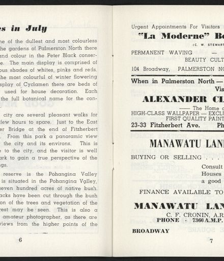 Palmerston North Diary: July 1960 - 5