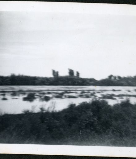 View of the Oroua River, Rangiotu Flood