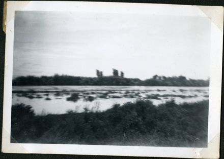 View of the Oroua River, Rangiotu Flood