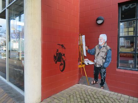 Mural of Jack Register