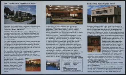 Palmerston North Conference and Sporting Centre Pamphlet 2
