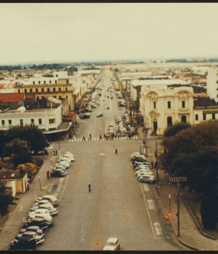Colour Photograph of 1950s Rangitikei Street