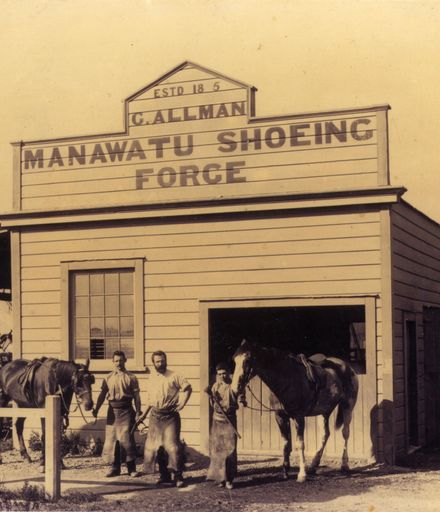 G Allman, Manawatu Shoeing Forge
