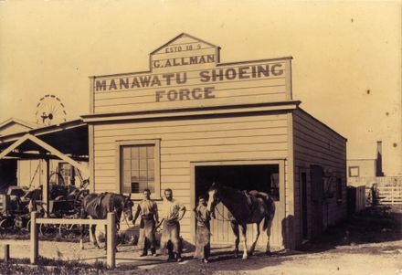 G Allman, Manawatu Shoeing Forge