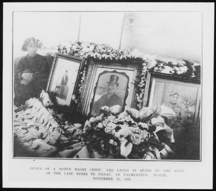 Funeral of Kerei Te Panau