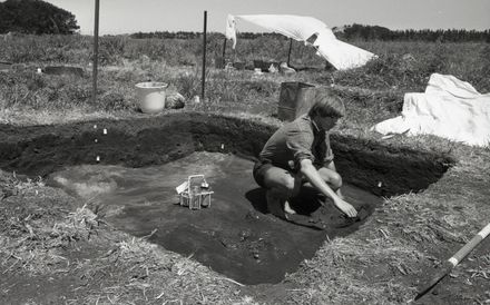 Archaeological Dig at Foxton Beach