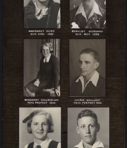 Terrace End School Student Leaders, 1939-1940