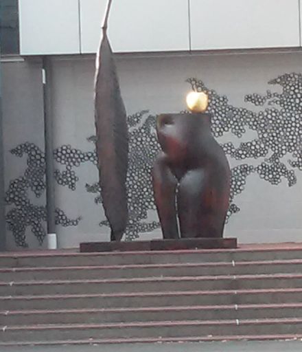 Paul Dibble's 'The Garden,' displayed outside the Civic Administration Building