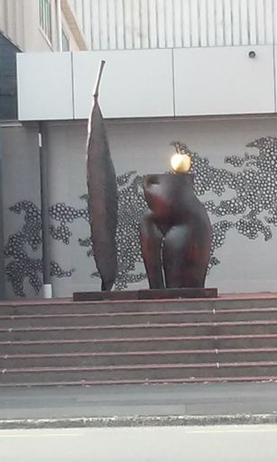 Paul Dibble's 'The Garden,' displayed outside the Civic Administration Building