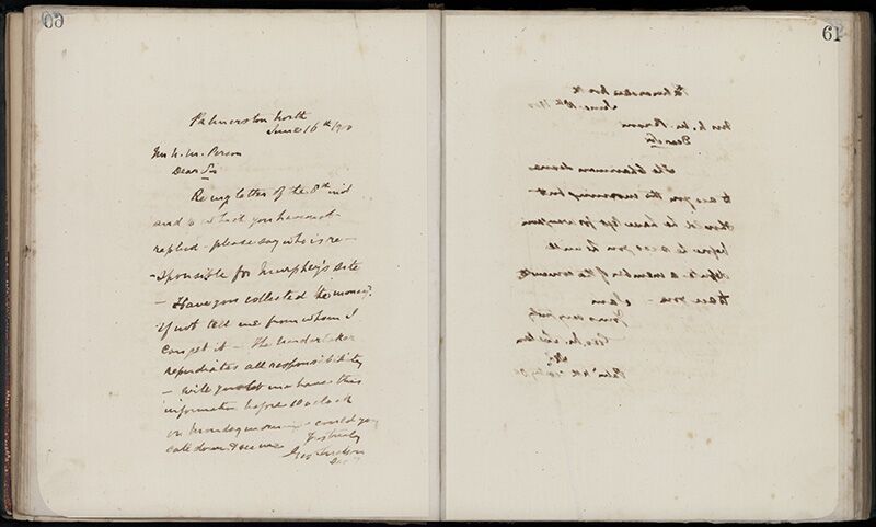 Outwards Correspondence of the Palmerston North Cemetery Trustees, 1898 -1902 88