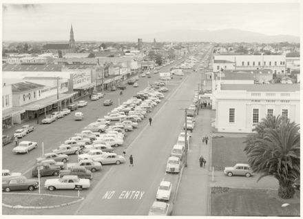 View of The Square from the new Public Library