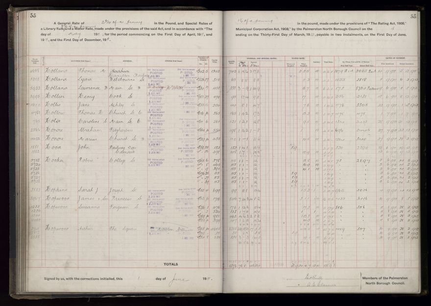 Rate book, 1911-1912 - 2021Pa_PNCC2-23-2-V19_034000-0058