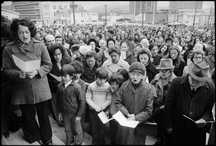 Thousands Sing a Hymn Outside St Paul's Cathedral
