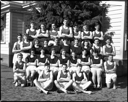 Athletics or Gymnastics Team, Palmerston North Technical High School