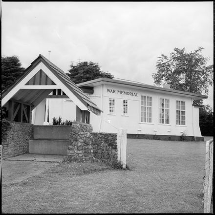 [Eketahuna War memorial building.] - Resource cover image