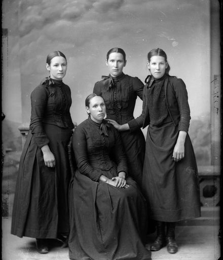Unidentified group of young women