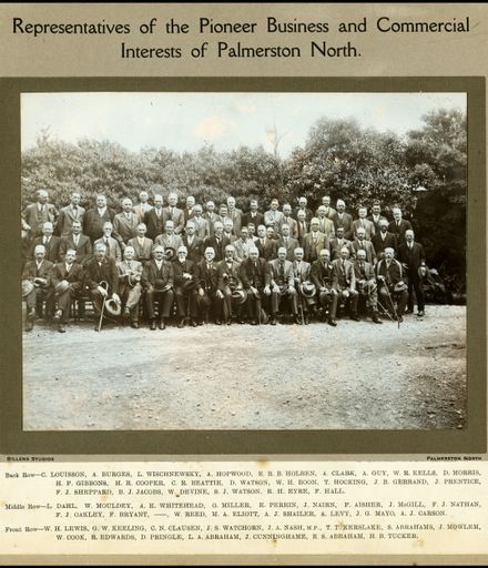 Representatives of the Pioneer Business and Commercial Interests of Palmerston North