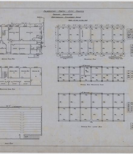 Plan of proposed grandstand, sheet 2
