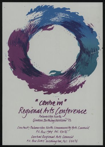 Centre In' Regional Art Conference poster - Resource cover image