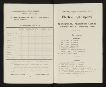 Palmerston North City Diamond Jubilee Programme 9
