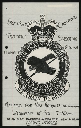New Zealand Cadet Force poster