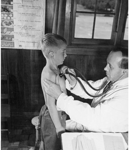 Evans Family Collection: School Medical Service at West End School