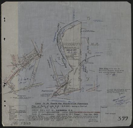 Survey Plans (subdivisions) 1938 - 1951