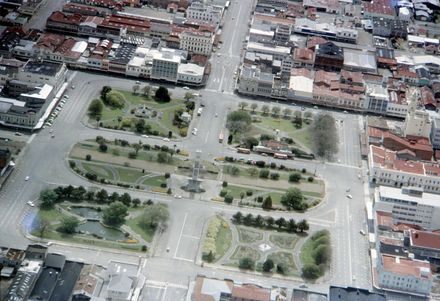Aerial photograph of The Square, 1965
